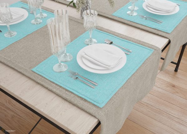 TABLE CLOTH WITH 6 NAPKIN